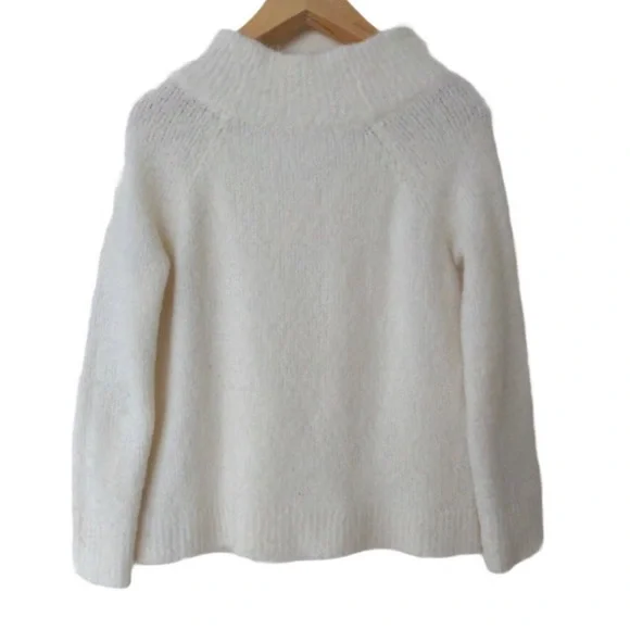 Anthropologie Moth Wool/Alpaca Knit Mock Neck Sweater - Picture 4 of 5